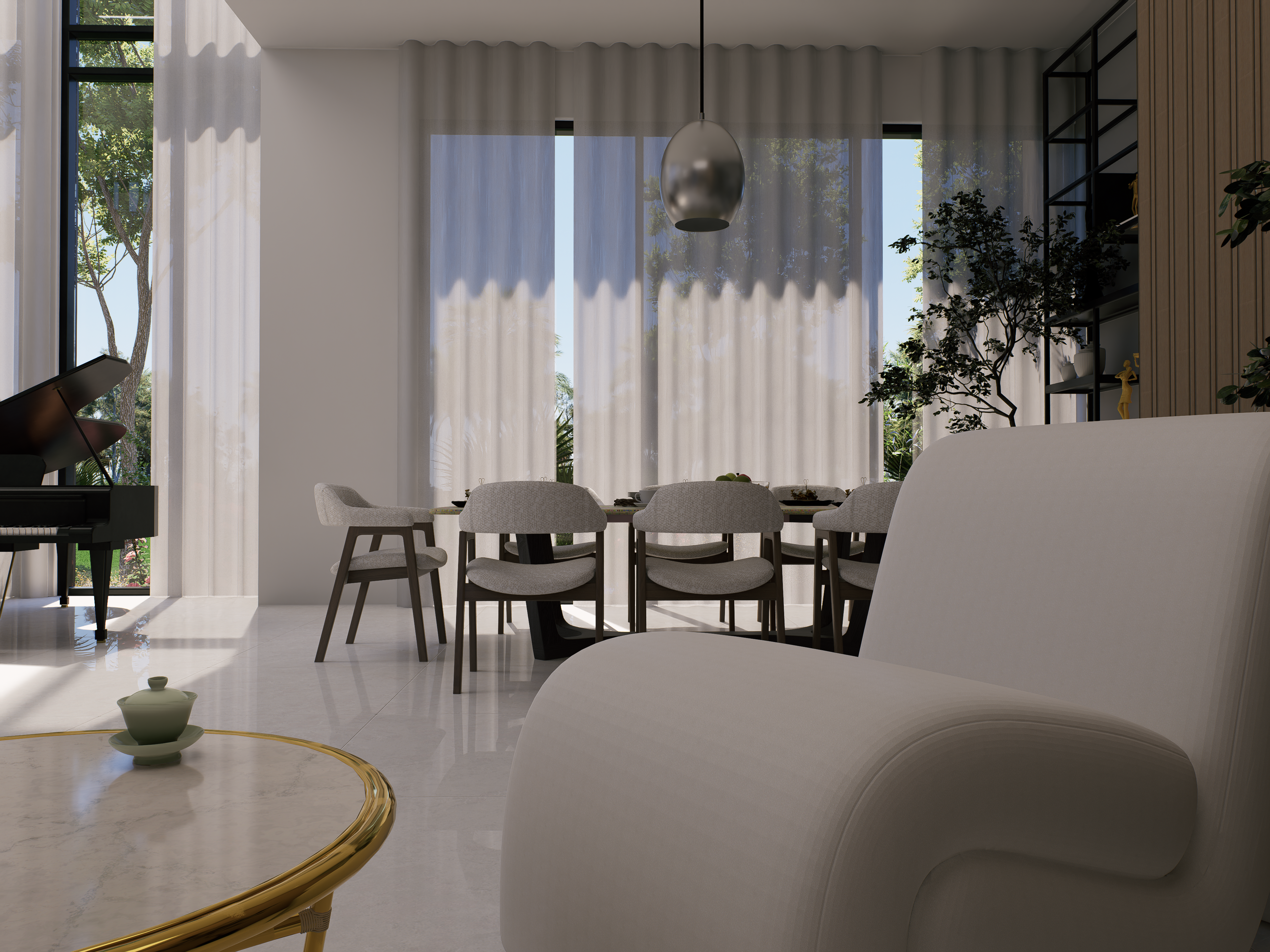 Anambra Villa Living Lounge